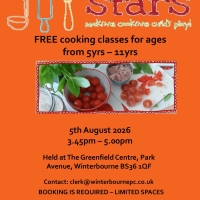 Free Cooking classes for 5yrs -11yrs - WINTERBOURNE