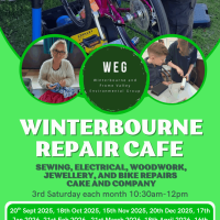 Winterbourne Repair Cafe *New venue for this date only****